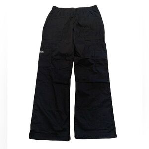 Cherokee Workwear Scrubs Black Cargo Pants - Size Medium